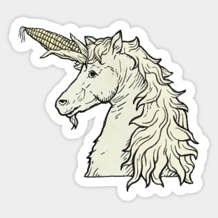 Putting the corn in unicorn! Sticker